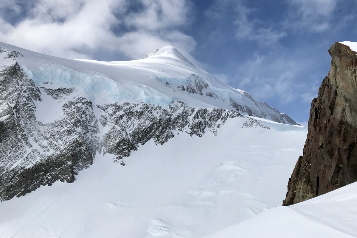 07C Mount Shinn From The Top Of The Fixed Ropes To Mount Vinson High Camp